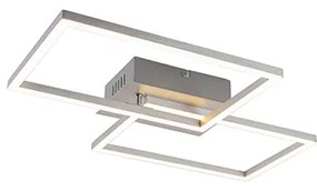 Plafoniera pătrată din oțel cu dimmer în 3 trepte - Plazas Novo