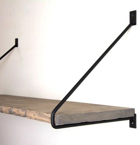 Raft din lemn Wr038 Nuc 60x20x14 cm