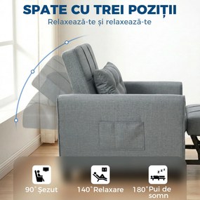 HOMCOM fotoliu transformabil | Aosom Romania