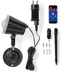 Proiector LED laser 6W/230V IP65 Nedis CLPR3 + telecomandă