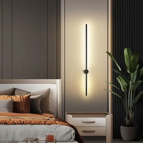 Brilagi - Aplică LED de exterior AURA, 20W, 230V, 3000K, IP54, antracit