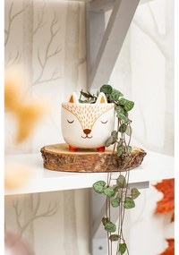 Ghiveci decorativ din piatră pictată manual ø 7 cm Woodland Fox – Sass &amp; Belle
