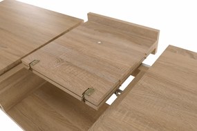 Masă dining,  stejar, 160-200x90 cm, BONET NEW TIP 2