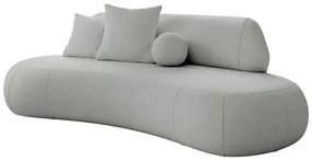 Canapea trei locuri Bally  (gri deschis + negru). 1100114