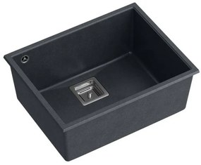 Chiuveta din granit DAVID 50 negru metalic