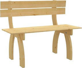 vidaXL Bancă de grădină, 150 cm, lemn de pin tratat