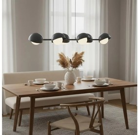 Candelabru suspendat pe cablu BOOM 6xG9/8W/230V negru