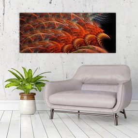 Tablou - Pene de imitație abstractă (120x50 cm)