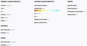 Lustra / Plafoniera LED design modern slim SHOKU 60cm negru
