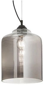 Lustră pe cablu Ideal Lux BISTRO 1xE27/60W/230V d. 24 cm fumuriu