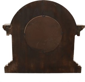 Oglinda de perete, bej, din lemn, aspect vintage, 89x8x82 cm