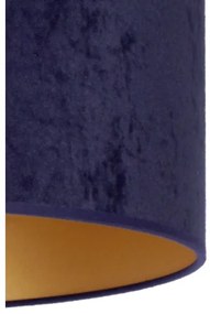 Duolla - Plafonieră ROLLER 1xE27/15W/230V d. 40 cm albastră/aurie