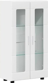 vidaXL Bufet cu raft FLORIN Alb 55,5 x 29 x 103 cm Lemn compozit