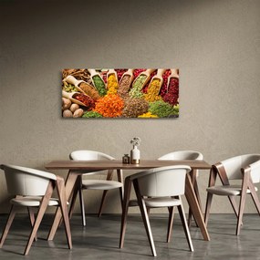 Tablou - Condimente din întreaga lume (120x50 cm)