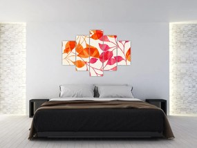 Tablou - Frunze portocalii (150x105 cm)