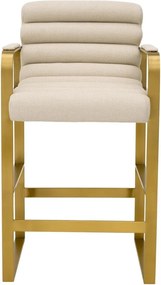 Scaun de bar elegant design LUX Counter Olsen, scalea sand