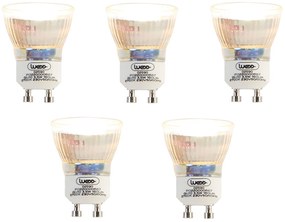 Set de 5 becuri LED GU10 35mm 3.5W 180 lm 2700K