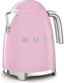 Ceainic electric SMEG KLF03PKEU, 2400 W, 1,7 l, bază rotativă la 360°, finisaj lucios, roz