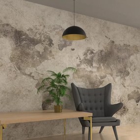 Lustră pe cablu BETA 1xE27/60W/230V d. 45 cm neagră