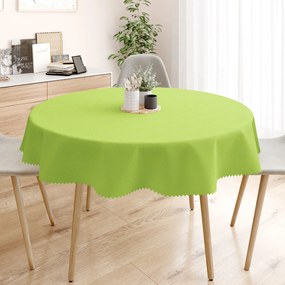 Goldea față de masă teflonată - verde - rotundă Ø 140 cm