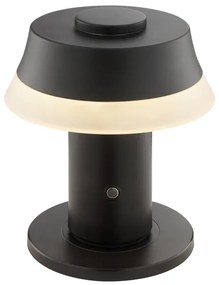 Brilliant KINICH lampă de masă LED reglabilă, tactilă, reîncărcabilă, 2,5W/5V, 2700K, negru