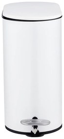 Coș de gunoi alb mat cu pedală din oțel 5 l Collungo – Wenko