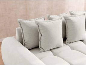 Colțar alb (cu colț pe partea stângă/cu șezlong) Albane – Ropez