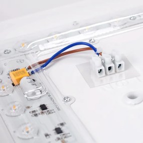BRILAGI - Lampă de tavan LED PILANA SQUARE LED/24W/230V stejar/bej 32x32 cm