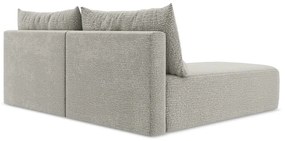 Colțar gri deschis extensibil/cu spațiu de depozitare (cu colț pe partea stângă) Kalena – Makamii