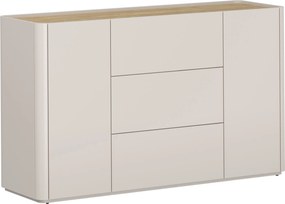 Comodă cu sertare Elivo 150 cm - cașmir / stejar uleiat