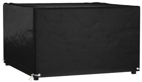 vidaXL Husă pentru mobilier de grădină, 8 ocheți, 132x132x80 cm pătrat