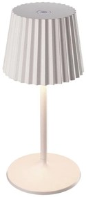 HEITRONIC LED Lampa de masa MUFFIN alba 13,5/30 cm