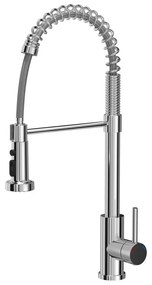 Baterie bucatarie cu dus extensibil Quadron Pop Alice finisaj crom lucios