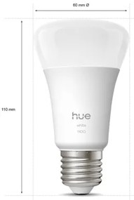 Set de 2 becuri LED reglabile Philips Hue White E27/9,5W/230V 2700K