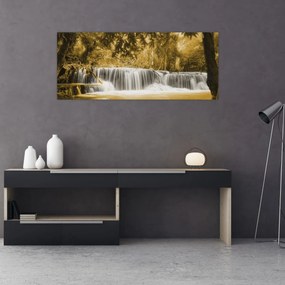 Tablou - Cascadă, de epocă (120x50 cm)