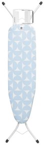 Masa de calcat Brabantia A 1005615, 110x30 cm, 7 pozitii reglare, Suport fier de calacat, Albastru deschis