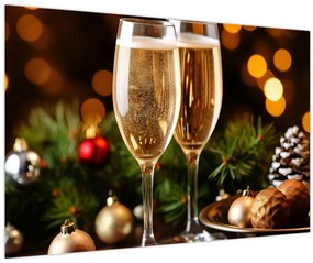 Tablou - Pahar de șampanie (90x60 cm)
