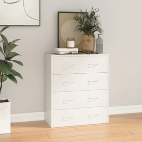 Servanta cu 4 sertare, alb extralucios, 60x30,5x71 cm 1, Alb foarte lucios