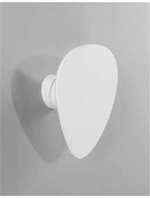 Aplica LED de perete design modern Cronus gips alb NVL-9084071