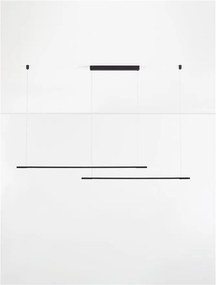 Lustra suspendata LED design liniar BRILLIA 40W, NVL-9060281