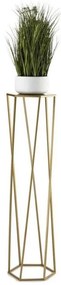 Suport pentru flori 100x24 cm, culoare aurie