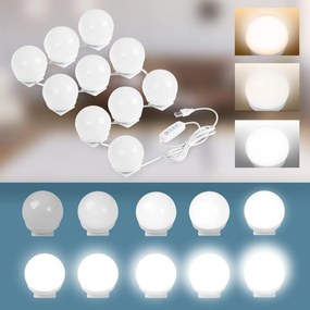 Deuba Masuta de toaleta Jocelyn cu iluminare LED 90x38x137 cm - alba