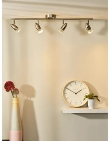 Lucide 13955/20/12 - Lampa spot LED CARO-LED 4xGU10/5W/230V crom