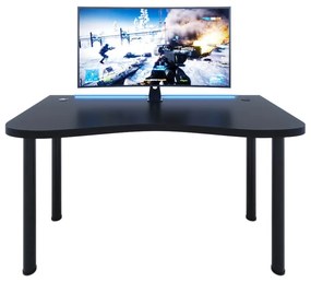Masă PC gaming Gamer Y (Negru) (cu iluminat LED RGB). 1054981