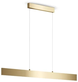 Lustra LED suspendata design modern Step auriu 23W