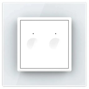 Intrerupatorul Dublu cu Touch LIVOLO cu Rama Din Sticla – Protocol Zigbee EC