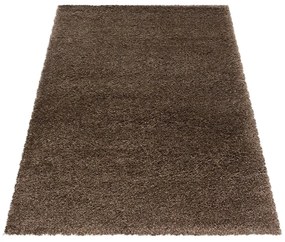 Covor maro închis 60x110 cm Fluffy – Ayyildiz Carpets