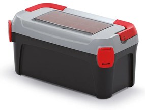 Cutie pentru scule cu mâner metalic 50 x 25,1 x 24,3 cm, gri