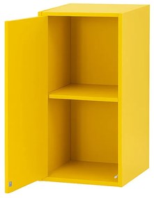 Boxie 1 ușă dulap de perete 80x40x37 cm galben