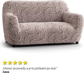Gaico Huse bielastice BRILLANTE maro fotoliu triplu (l. 170 - 220 cm)